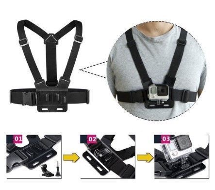 Кріплення на груди (Chest mount) GoPro+ Засувка J-Hook КР07 фото