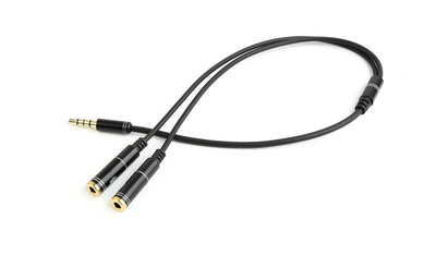 Перехідник 3.5 jack 2 x 3.5 jack Cablexpert (CCA-417M) 1799 фото