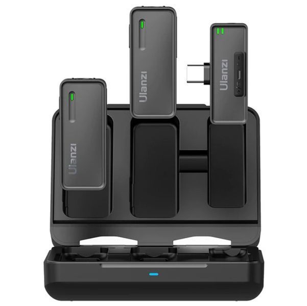 Бездротова мікрофонна система для IPhone Ulanzi UW-MIC 2.4GHz 2 in 1 (Lightning Apple interface) 3078 фото