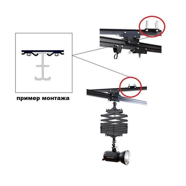 Монтажна пластина для підвісної системи Visico CT-MP 58572 фото
