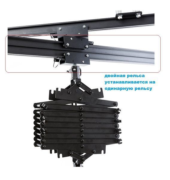 Рельса для підвісної системи Visico CT-3M-D double track 58301 фото