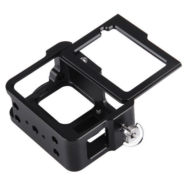 Металева рамка для GoPro Hero 7/5/6 з задньою кришкою і UV фільтром (Aluminum Frame) 00818 фото