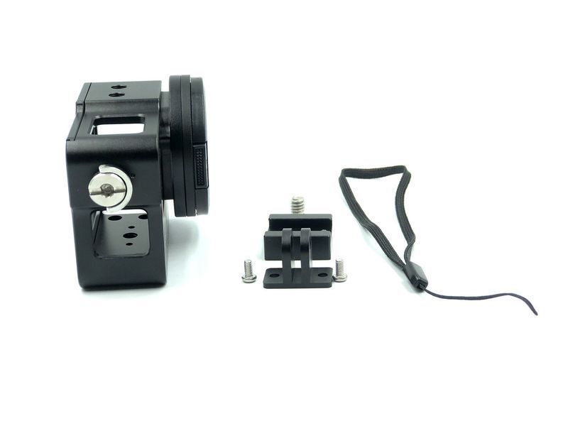 Металева рамка для GoPro Hero 7/5/6 з задньою кришкою і UV фільтром (Aluminum Frame) 00818 фото