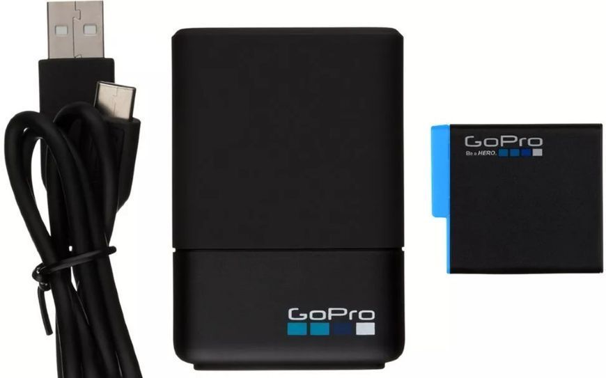 Зарядний пристрій GoPro Dual Battery Charger+Battery для HERO8 Black, HERO7 Black (AJDBD-001-EU) AJDBD-001-EU фото