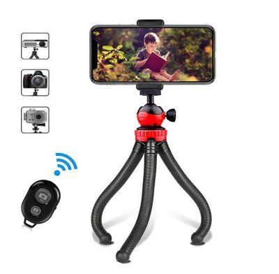 Гнучкий штатив GoProff Accss з навантаженням до 1,5 кг. +Пульт для дистанційного фотозйомки ШП-04 фото