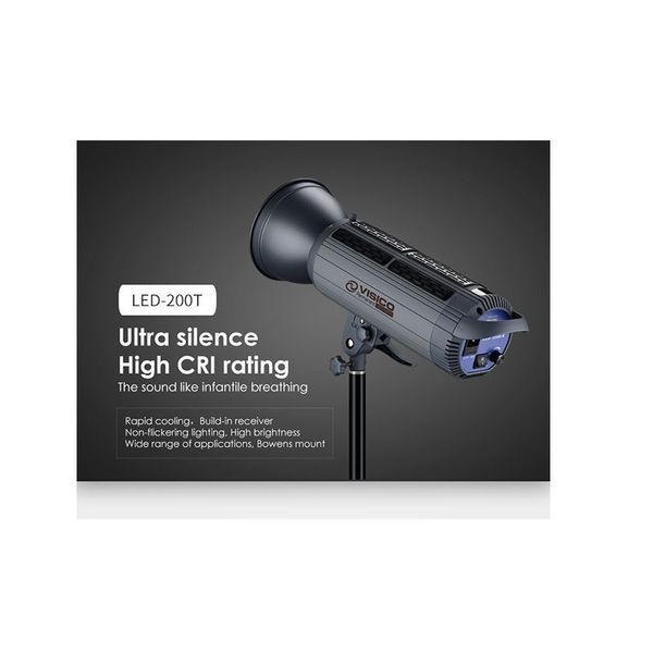 Набір постійного світла Visico LED-200T Softbox Kit 57777 фото