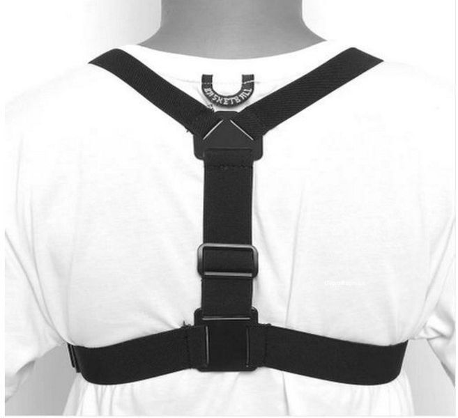 Кріплення на груди для екшн камер GoPro, SJCAM, Xiaomi, EKEN, DJI та інших екшн-камер (Chest mount) 00210/00168/00178 фото