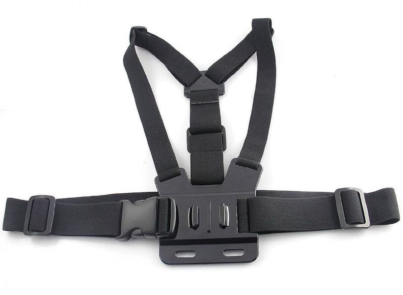 Кріплення на груди для екшн камер GoPro, SJCAM, Xiaomi, EKEN, DJI та інших екшн-камер (Chest mount) 00210/00168/00178 фото