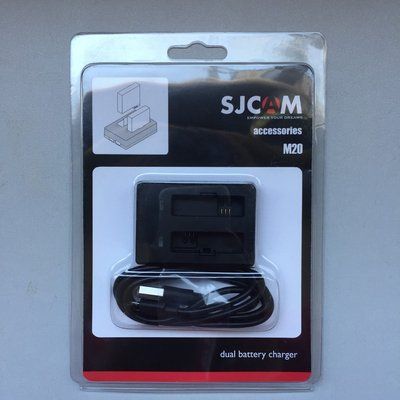 Заряджання подвійна оригінальна для SJCAM M20 charger-m20-original фото