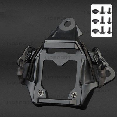 Композитна платформа NVG на тактичний шолом (Чорний) TR3087 фото