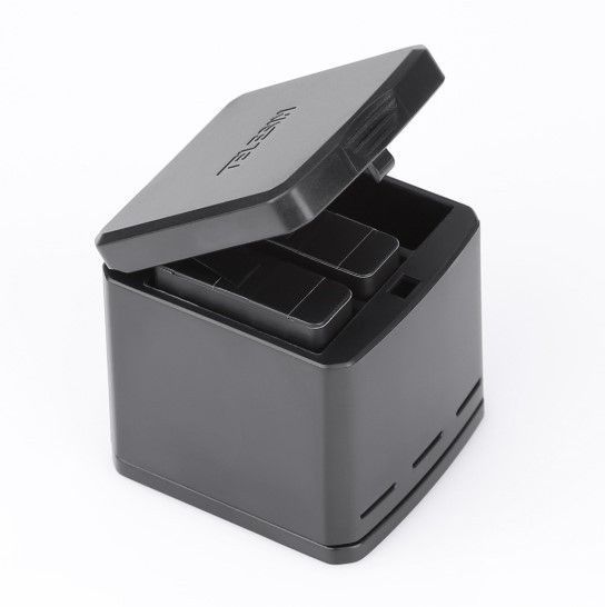 Зарядний пристрій для акумуляторів Gopro Hero 7/6/5 TELESIN+ 2 Акумулятора TELESIN 1220 мА 01033 фото