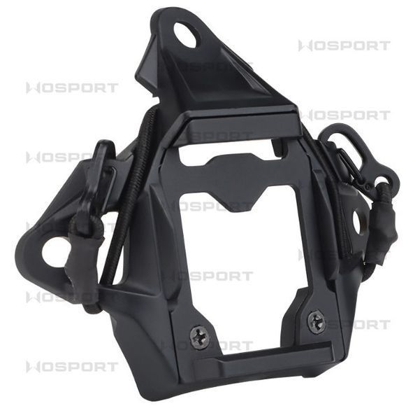 Композитна платформа NVG на тактичний шолом (Чорний) TR3087 фото