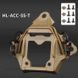 Композитна NVG платформа на тактичний шолом (Койот) TR3087/2 фото