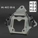 Композитна NVG платформа на тактичний шолом (Сірий) TR3087/3 фото