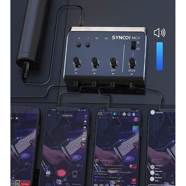 Мікшерний пульт для чотириканальний телефон Synco MC3 3209 фото