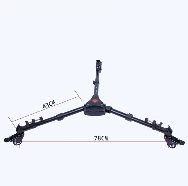 Колеси для штатива або стійкі Yunteng YT-900 Tiripod Dolly 58371 фото