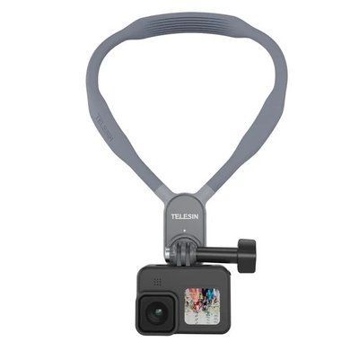 Магнітний тримач на шию для GoPro та інших екшн камер TELESIN TE-HNB-001 фото