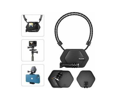 Магнітне кріплення на шию для екшн камер TELESIN (Neck Mount/Quick Release) TE-MMK-001 TE-MMK-001 фото